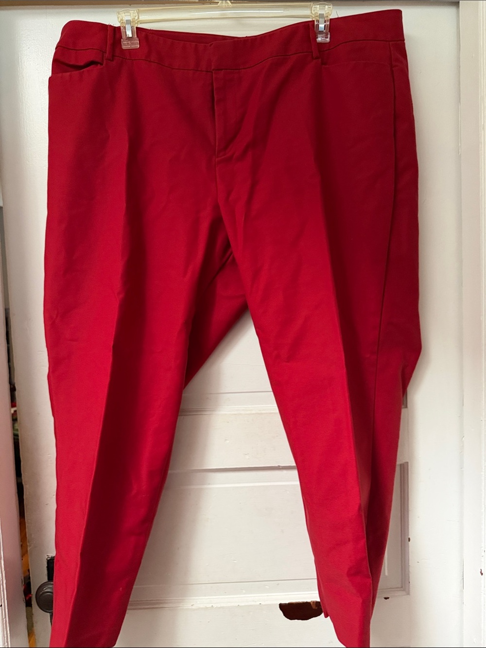 Plus size Eloquii Bold Red Pants